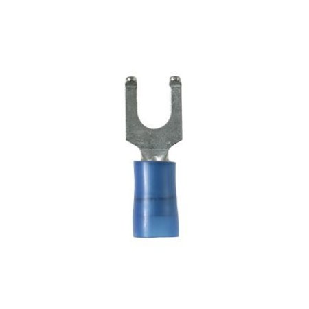 PANDUIT Flanged Fork Terminal, nylon insulated,  PN14-10FF-C